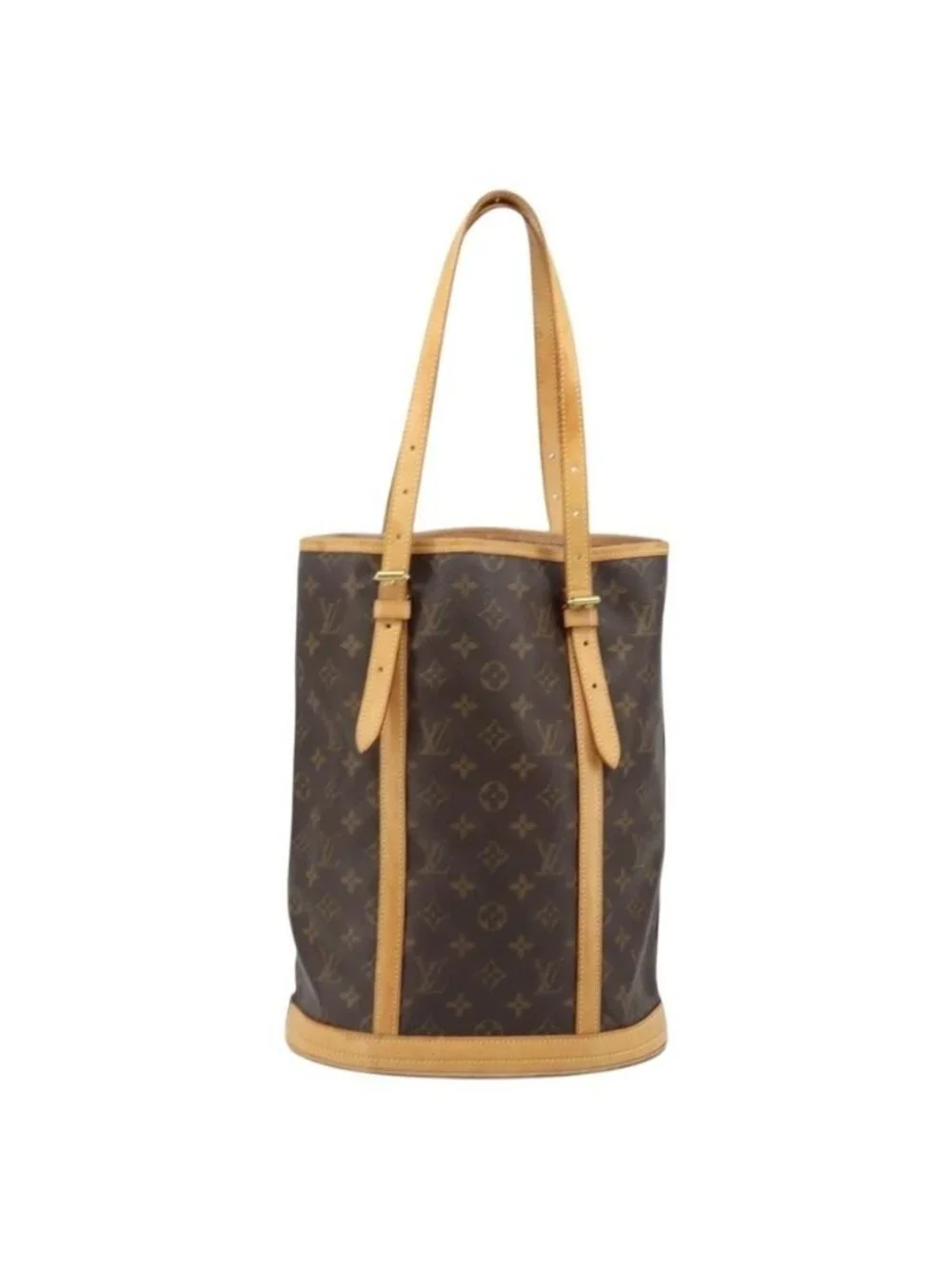 Authentic LOUIS VUITTON Monogram Bucket GM Shoulder Bag M42236 LV - Picture 9 of 16